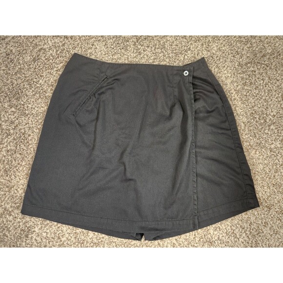 NIKE GOLF VINTAGE Skort Skirt Women’s Size 14 Black Y2K 90s - Picture 1 of 7